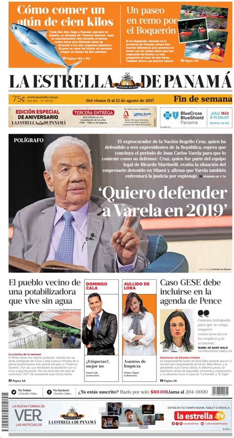 lv estrella|diario la estrella panama hoy.